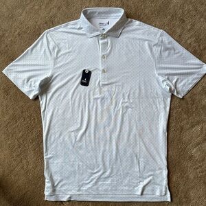 johnnie-O White Polo Shirt